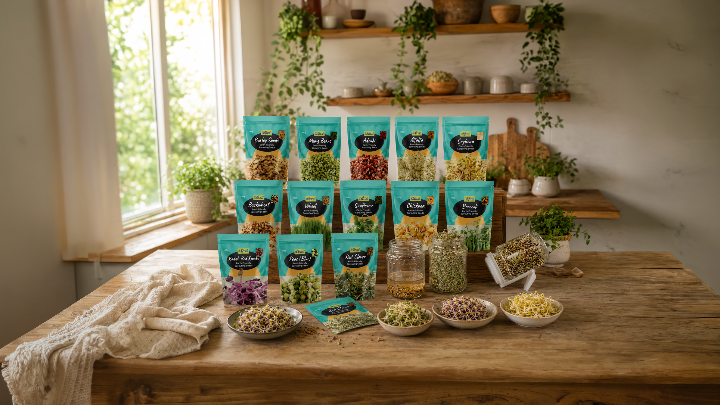 Untamed Earth Friendly Sprouting Seeds