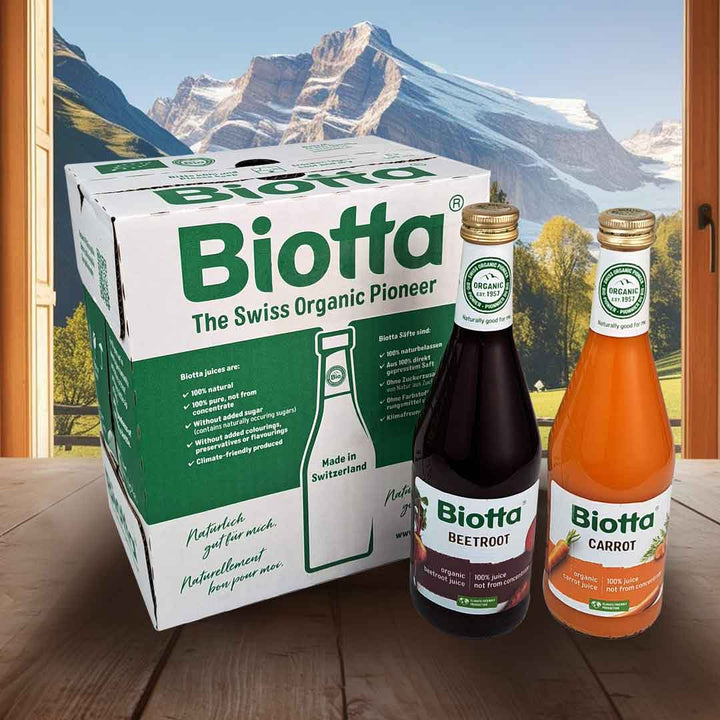 Biotta Beetroot &amp; Carrot Value Pack – 12 Juices