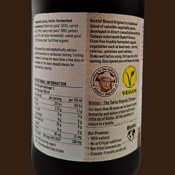 Biotta Breuss Organic Cold Pressed