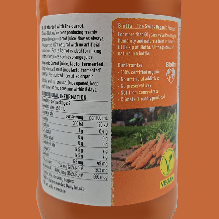 Biotta Beetroot &amp; Carrot Value Pack – 12 Juices