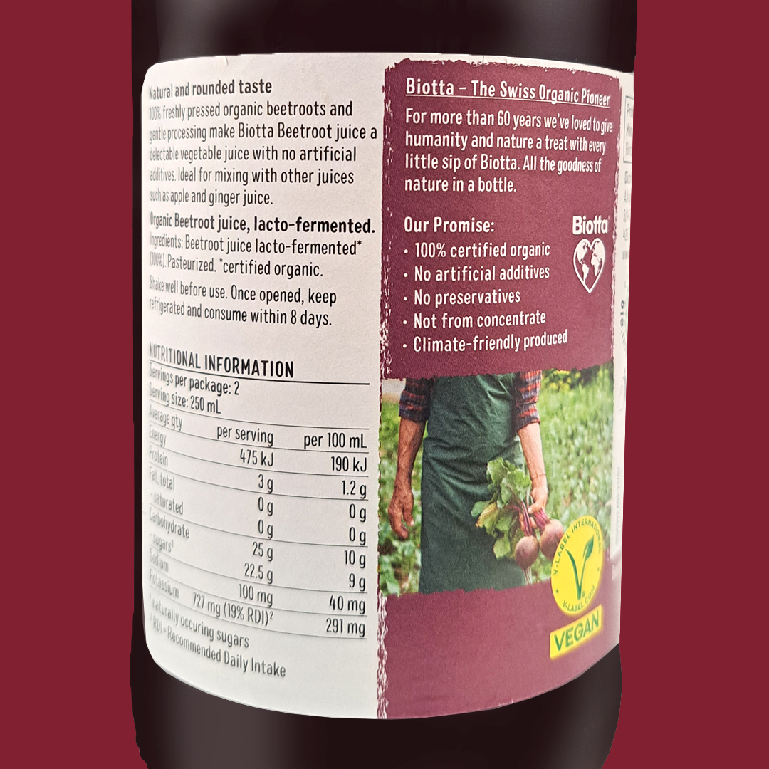 Biotta Organic Beetroot Juice – Untamed Health - Main Image