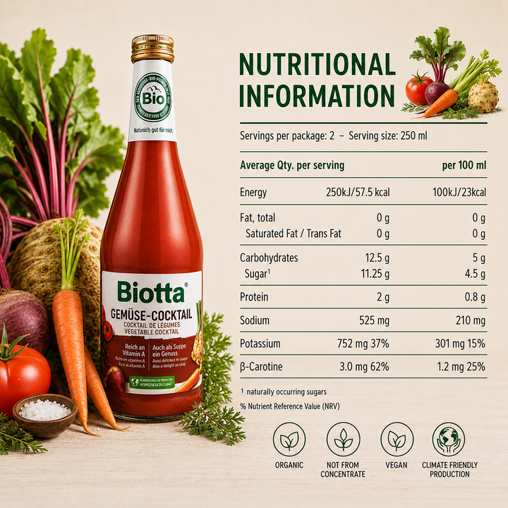 Biotta Taste Testing Pack – 6 Juices