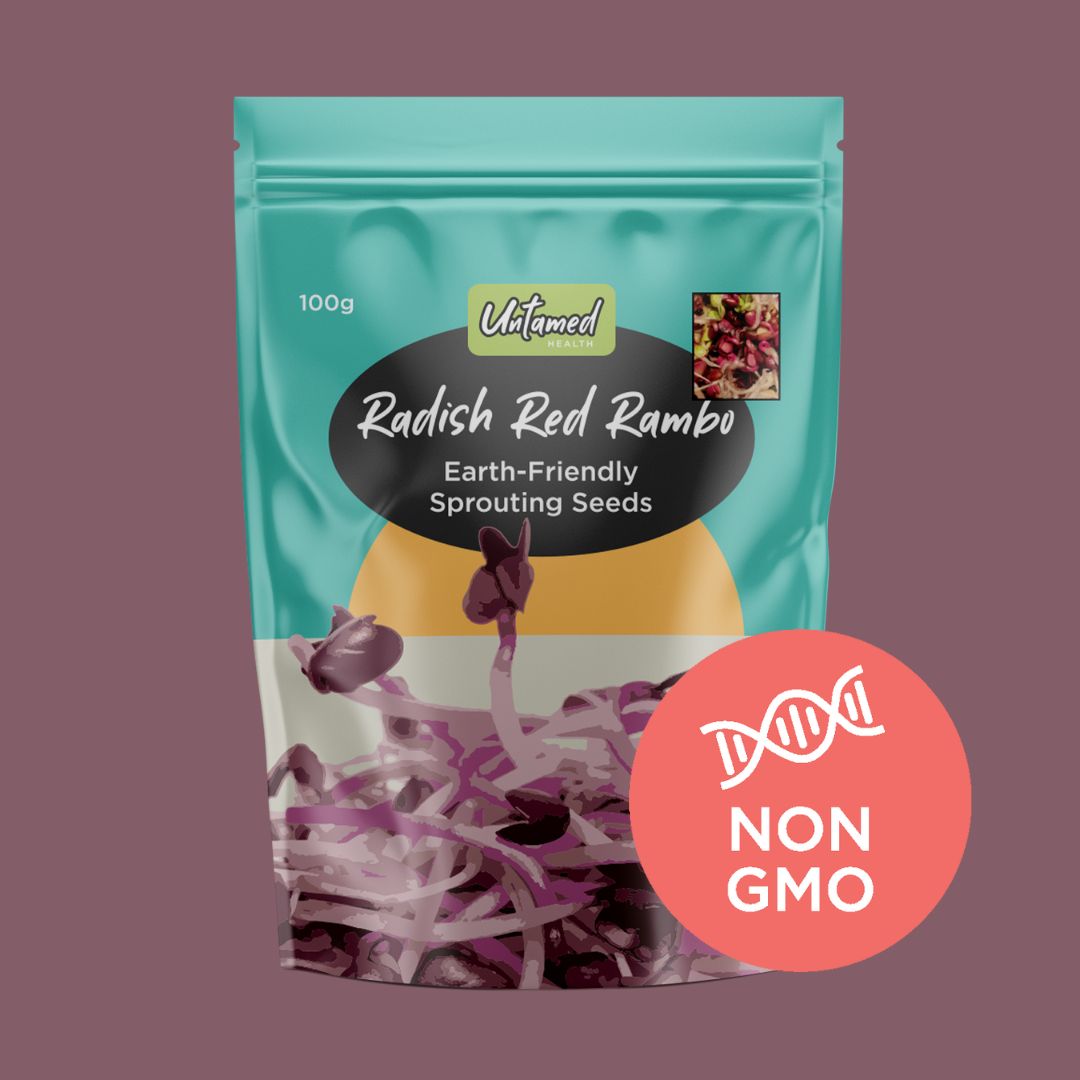 Radish Red Rambo Sprouting Seeds – Untamed Health