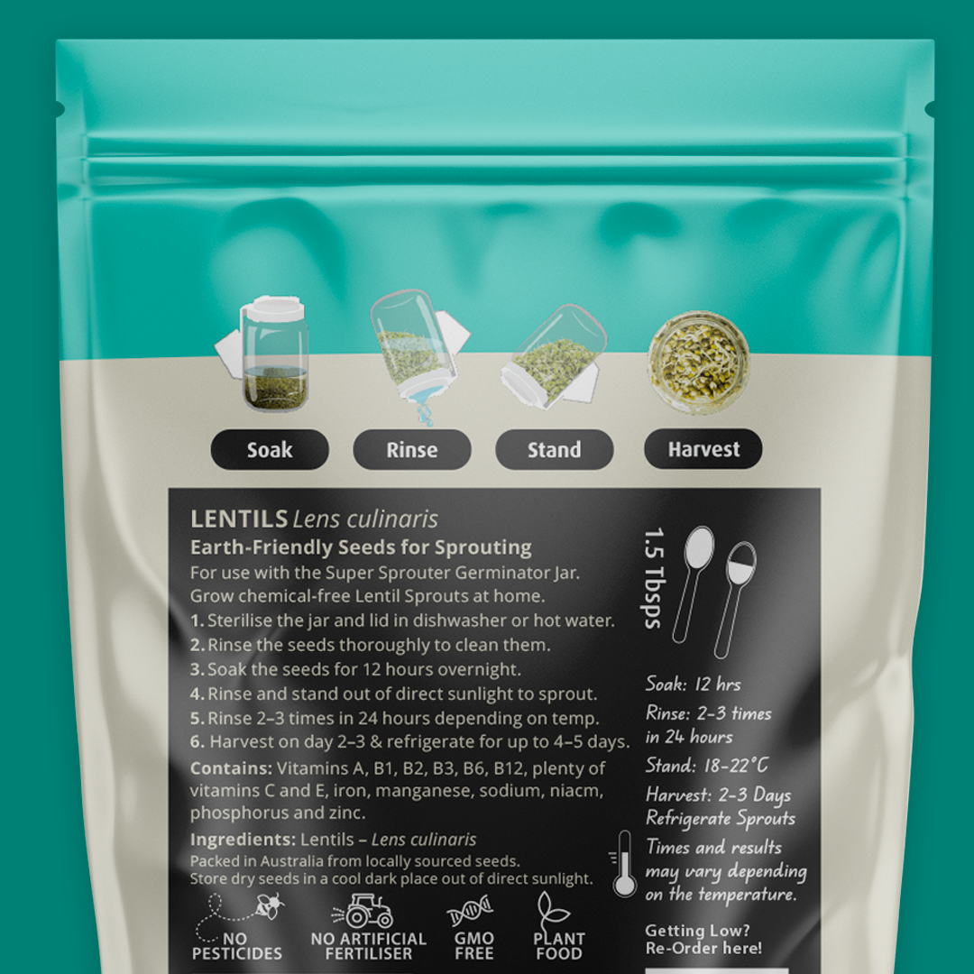 Bulk Lentil Sprouting Seeds