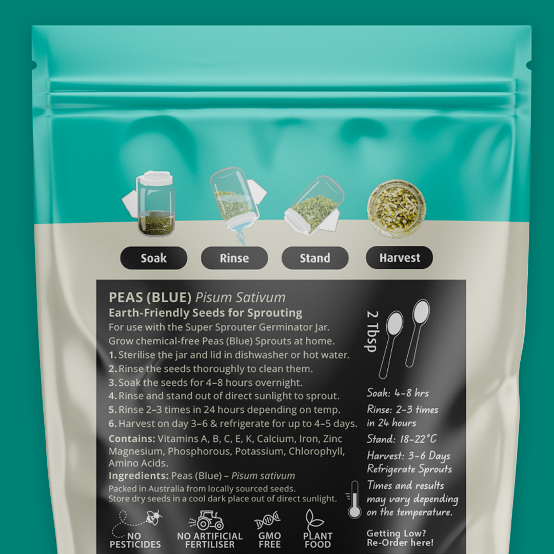 Bulk Blue Peas Sprouting Seeds