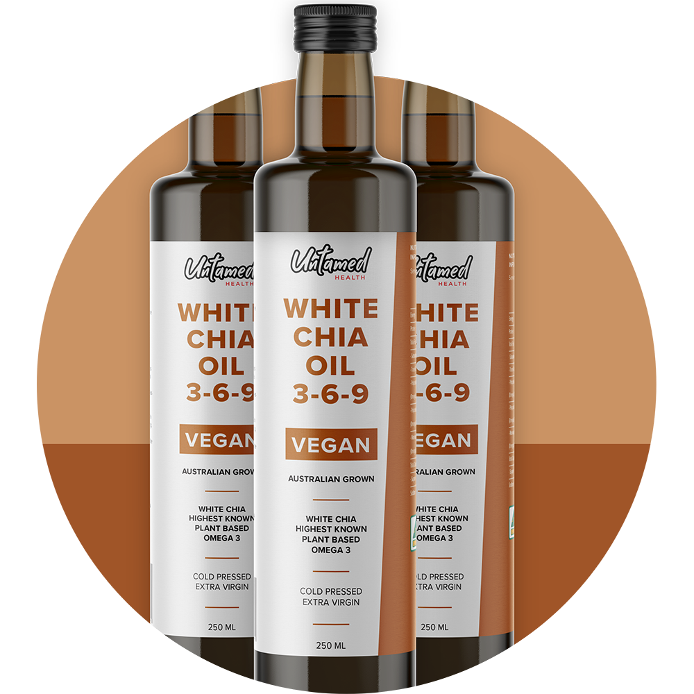 White Chia Seed Oil Omega 3, 6, 9